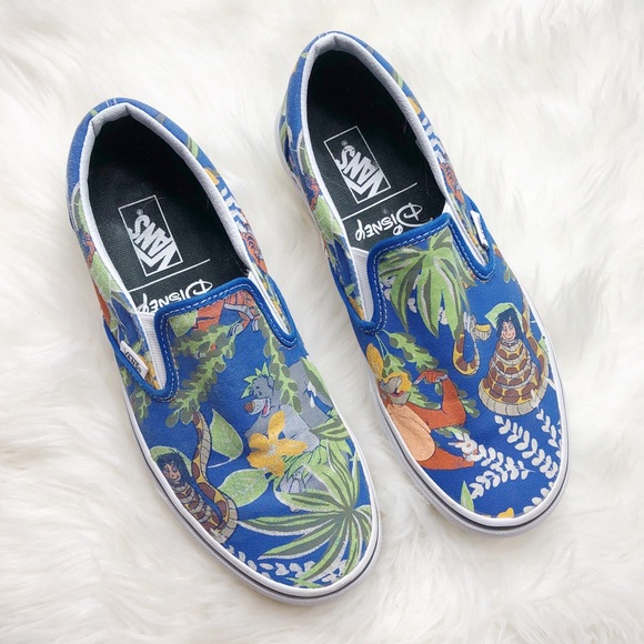 jungle book vans slip on